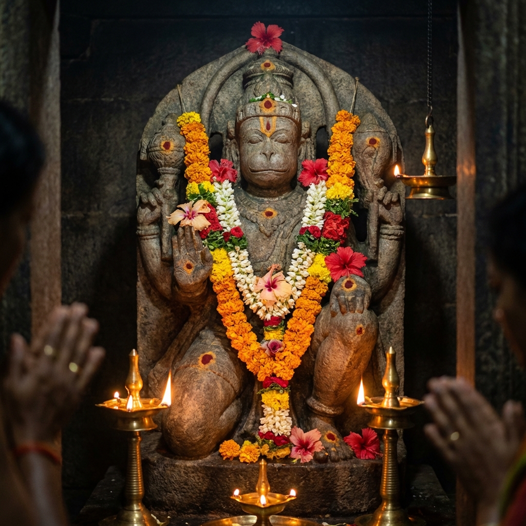 Shree Dakshinmukhaya Hanuman Deity - Placeholder image